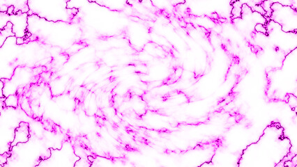 Obraz premium Abstract pink swirl marble background with bright neon fractal pattern 