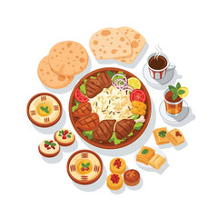 Exquisite Middle Eastern Feast A Culinary Journey