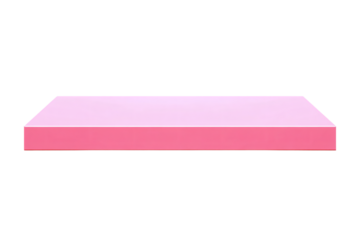 a pink box with a white lid on a white background