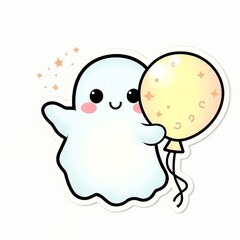 Obraz premium happy couple with balloons