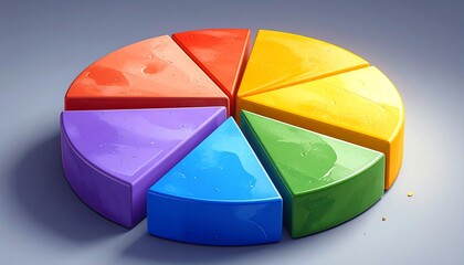 Colorful pie chart