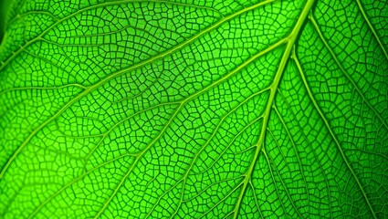 Obraz premium green leaf texture