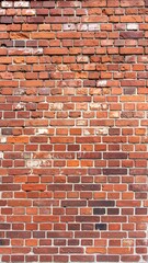 Naklejka premium Brick wall texture close-up