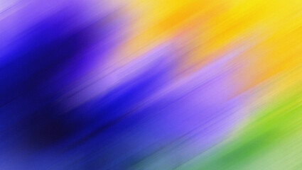 Abstract Background with Diagonal Streaks of Blue Yellow and Green Motion Blur image photo
