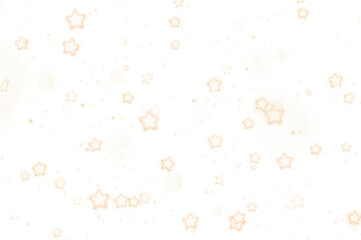 Christmas Bokeh dust stars glittering on transparent background 