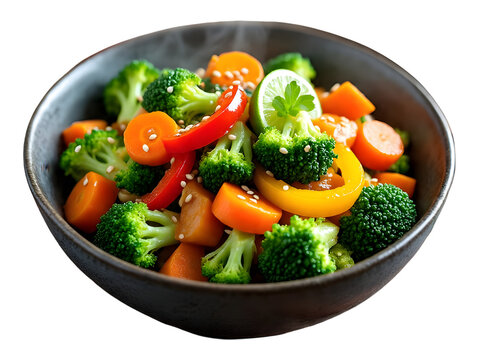 Stir-fried capcai vegetables, delicious and tasty, HD image, transparent background PNG