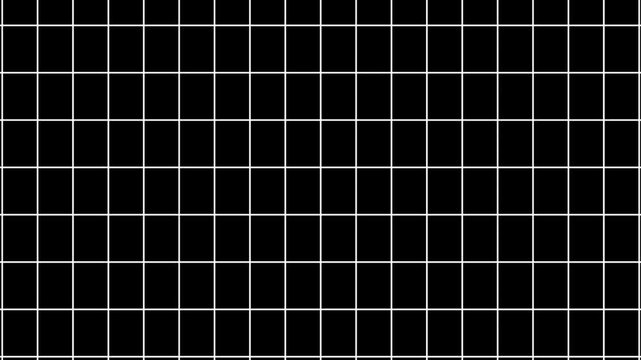 Animation of squares with grid background. Horizontal grids move background animation loop, White Grid Motion Background.