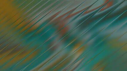 Fototapeta premium Abstract Teal Green and Gold Swirling Liquid Metal Texture Background image photo