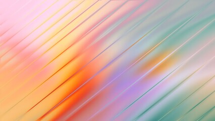 Diagonal Abstract Gradient Lines With Soft Pink Orange Teal Purple Hues background