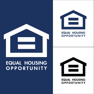 Equal housing opportunity logo representing fair access to housing Vector Icon