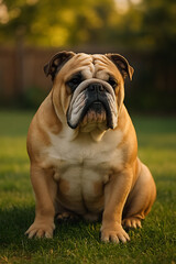 Fototapeta premium english bulldog puppy