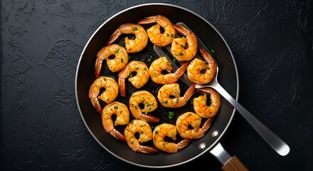 Pan-Seared Shrimp Ready to Eat.