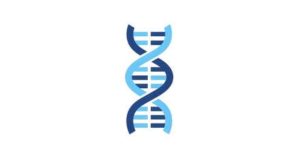 DNA double helix genetic molecule with genetic coding for research and scientific purposes
