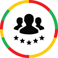Google customer review symbol 
