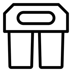 cup carrier takeaway icon