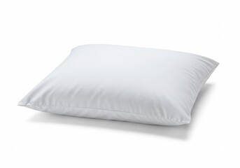 白い正方形のクッション、快適な睡眠のための柔らかい枕