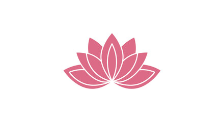 a delicate pink lotus flower blooming softly