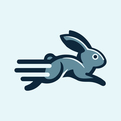 Fast rabbit logo