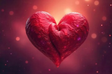Fototapeta premium Intertwined Hearts A Symbol of Deep, Enduring Love and Spiritual Connection