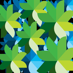 green leaves background