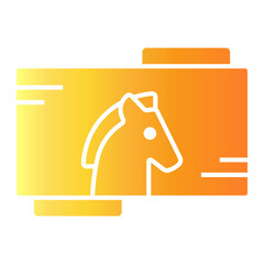 trojan house Gradient icon