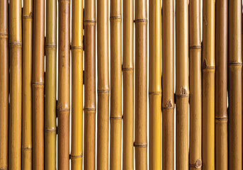 Fototapeta premium Illustration of closeup of a dry bamboo fence texture background