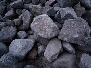 Collection of Gray Stones and Rocks 