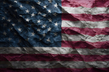 grunge usa flag