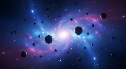 Cosmic Spiral Nebulae.