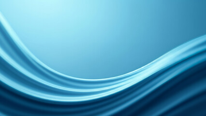 Fototapeta premium Abstract blue flowing wave design background with light and shadow effects, enhanced with luminous gradients and futuristic motion energy.