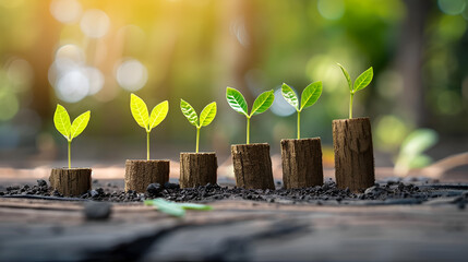 Witness the inspiring journey of growth from tiny sprout to flourishing plant