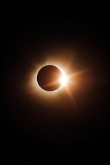 Professional High-Quality Total Solar Eclipse with Radiant Corona Inspiring Celestial Event Visual for Science Education and Digital Marketing Campaigns