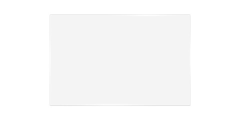 Square Transparent Glass Panel, Realistic UI Element for Overlay on Alpha Background
