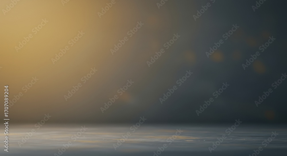 Poster abstract studio background with gradient lighting and floor.