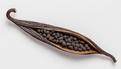 coffee beans on wooden spoon