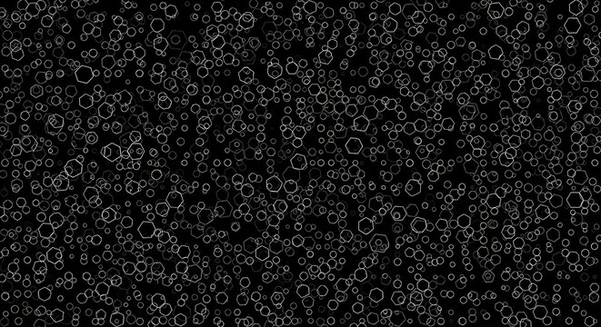 Abstract Pattern of Symbols and Letters.