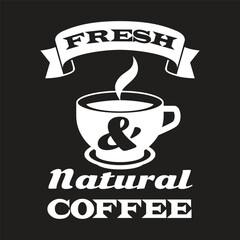 fresh & natural coffee