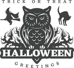 trick or treat halloween greetings