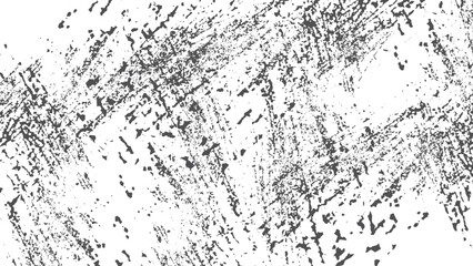 overlay pattern sample on transparent background,  texture of cracks, chips, dot. Dirty monochrome pattern of the old worn surface.