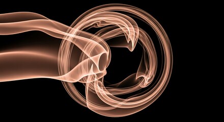 Abstract swirling fractal design.