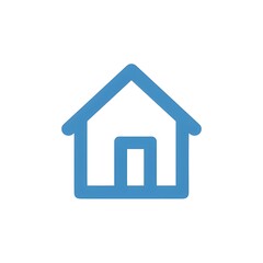 blue house icon