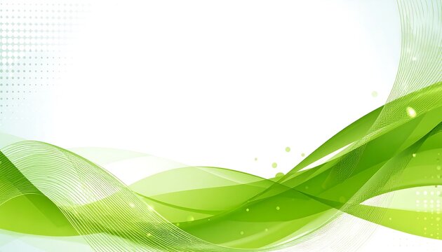 Abstract green wavy background (1)