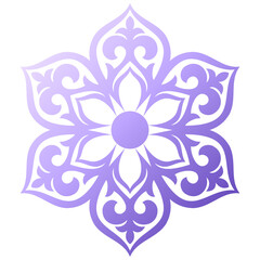 Snowflake ornament gradient S3-04