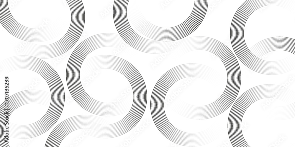 Aufkleber white geometric abstract background overlapping layers on bright space with line effect decoration. 