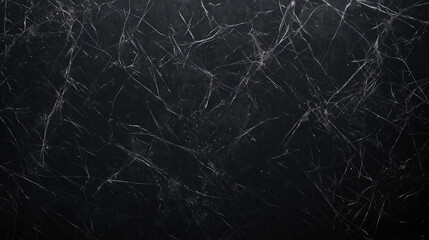 Textured surface featuring long scratches and cracks, resembling shattered glass effect. dark background enhances intricate patterns, creating dramatic and high fidelity appearance