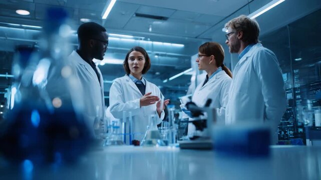 Science Research in Modern Lab