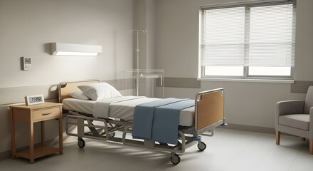 A minimalist home office setup featuring a floating desk with a laptop and a chair, complemented by wall shelves and a window.