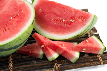 Fresh Watermelon isolated on white background