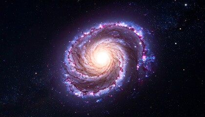 Spiral galaxy in deep space (4)