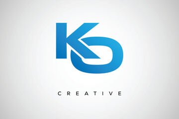 KO Creative Monogram Letter mark Logo – Modern Branding Design & Business Identity